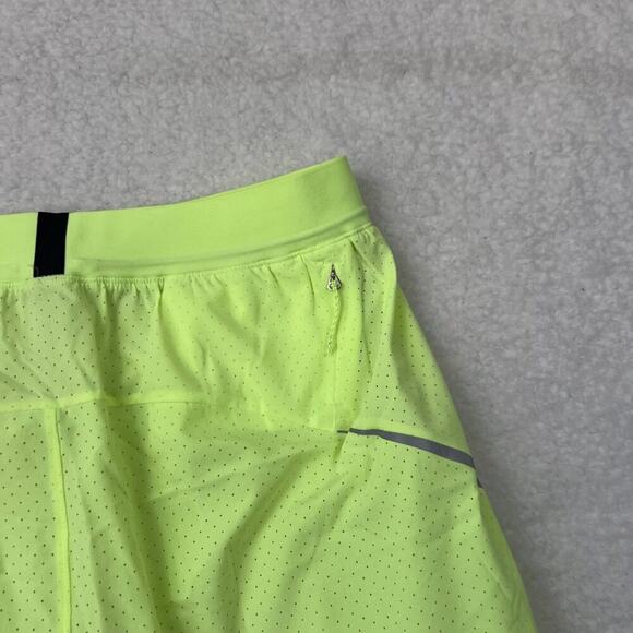 Lululemon Mens Surge Short Lined Special Edition 6" Faded Zap Neon Green M - Picture 9 of 9